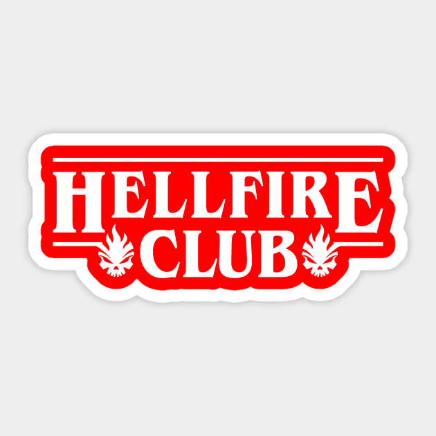 Hellfire Club STRANGER THINGS Season 4 Sticker by OfficialTeeDreams